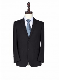 藏青色西服套裝男士高品質(zhì)修身商務(wù)西服