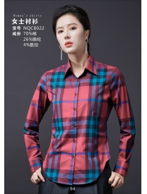 女式長袖襯衫-64